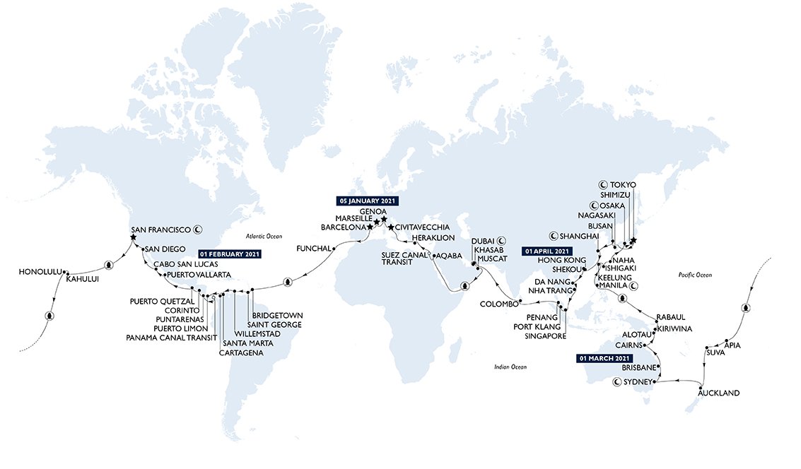 map, MSC Cruises,Travel map, MSC Cruises,Travel