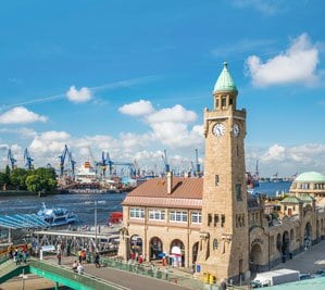 St. Pauli Piers, Pegelturm St. Pauli Piers, Pegelturm