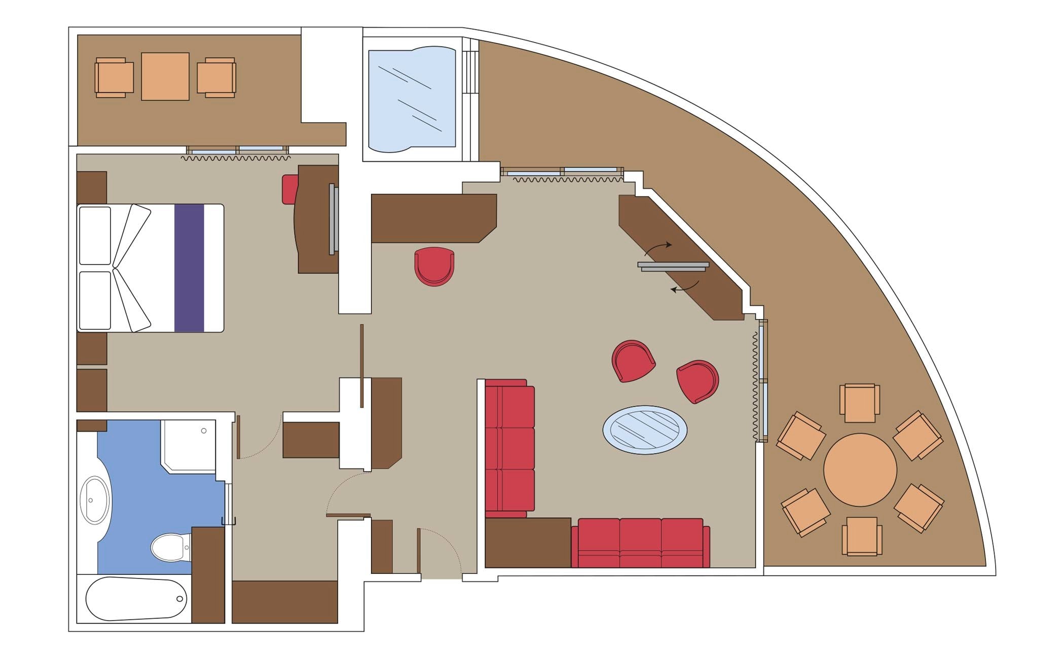 MSC Meraviglia Cabin: Yacht Club Royal Suite 11 2d MSC Meraviglia Cabin: Yacht Club Royal Suite 11 2d