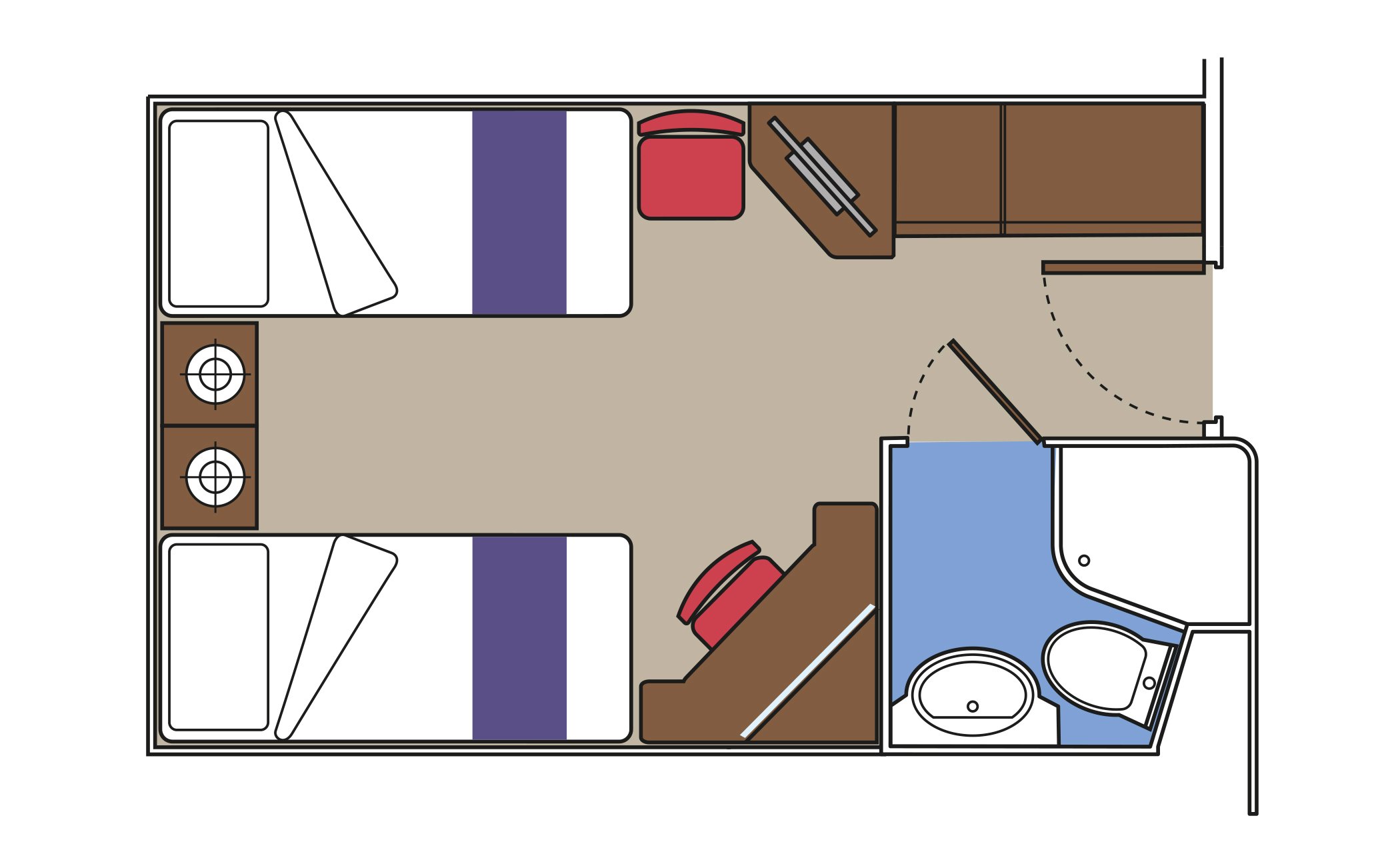 MSC Opera Cabin: Interior 2d MSC Opera Cabin: Interior 2d