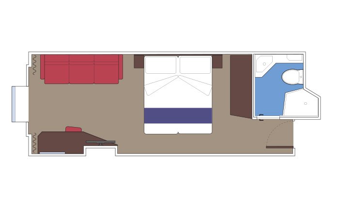 Deluxe Ocean View, MSC Seashore | MSC Cruises Deluxe Ocean View, MSC Seashore | MSC Cruises