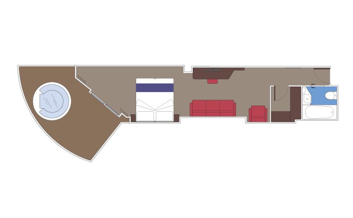 Premium Suite Aurea with whirlpool, MSC Seashore | MSC Cruises Premium Suite Aurea with whirlpool, MSC Seashore | MSC Cruises