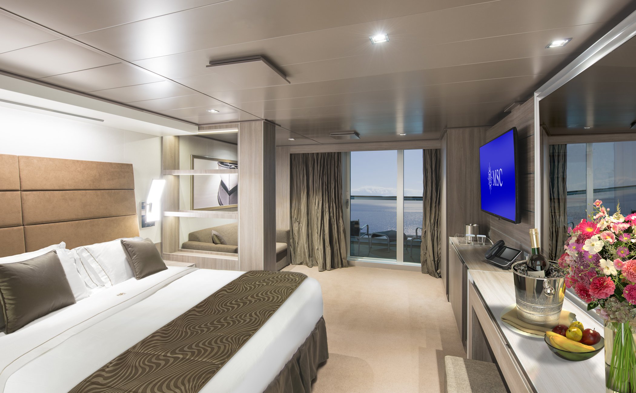 MSC Seaside Cabin: MSC Yacht Club Deluxe Suite 02