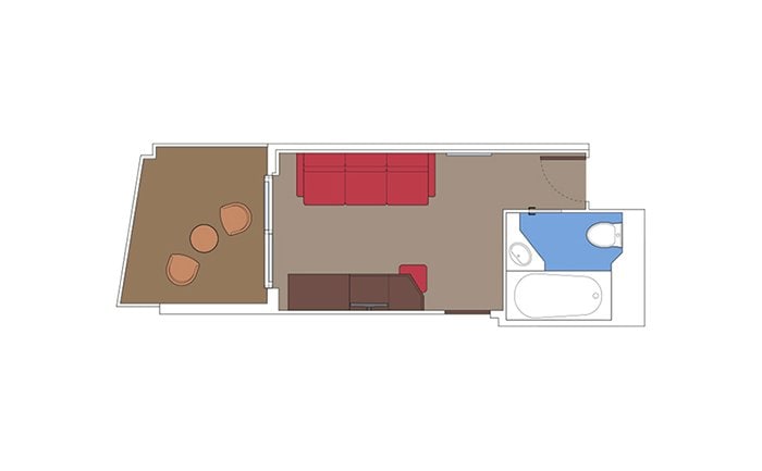 Studio Balcony, MSC Virtuosa | MSC Cruises Studio Balcony, MSC Virtuosa | MSC Cruises
