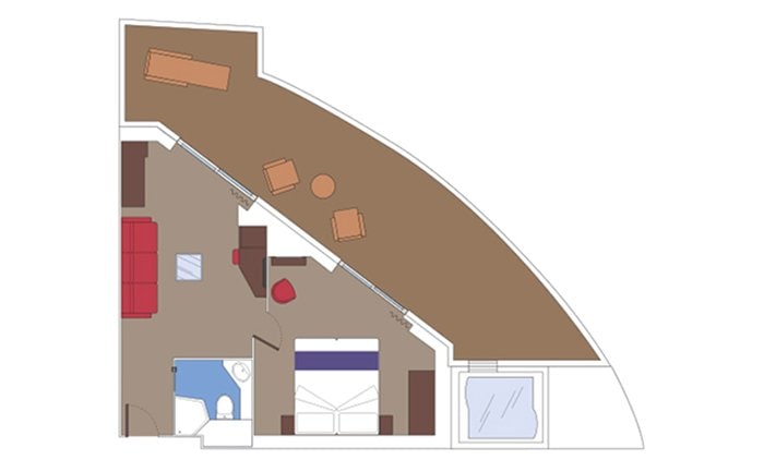 Premium Suite Aurea With Terrace and Whirlpool | MSC Virtuosa Premium Suite Aurea With Terrace and Whirlpool | MSC Virtuosa