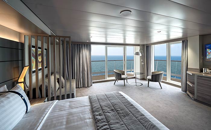 MSC World America, Grand Suite Aurea with terrace MSC World America, Grand Suite Aurea with terrace