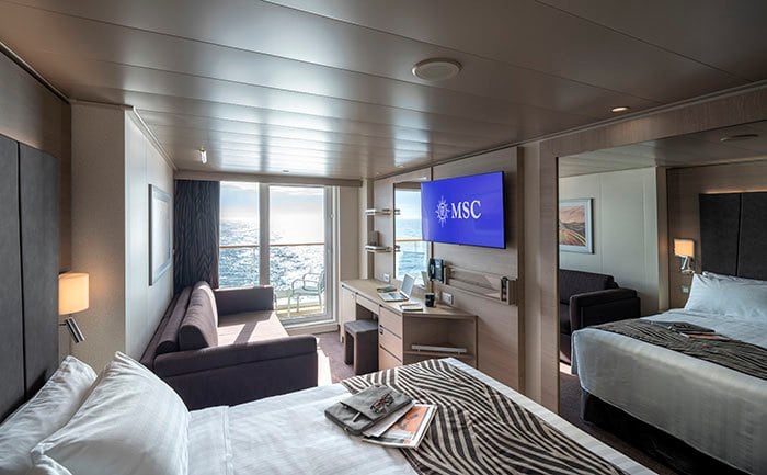 Deluxe Balcony, MSC World Europa | MSC Cruises Deluxe Balcony, MSC World Europa | MSC Cruises