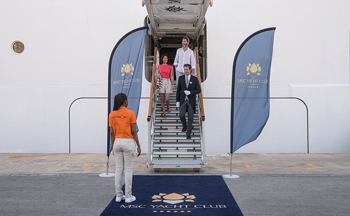 MSC World Cruise 2027, MSC Yacht Club privileges | MSC Cruises