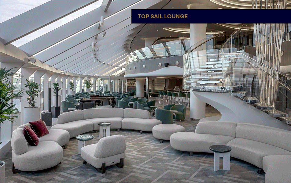 MSC Yacht Club Top Sail Lounge | MSC Cruises