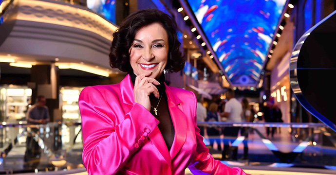 Shirley Ballas on board of MSC Virtuosa | MSC Cruises