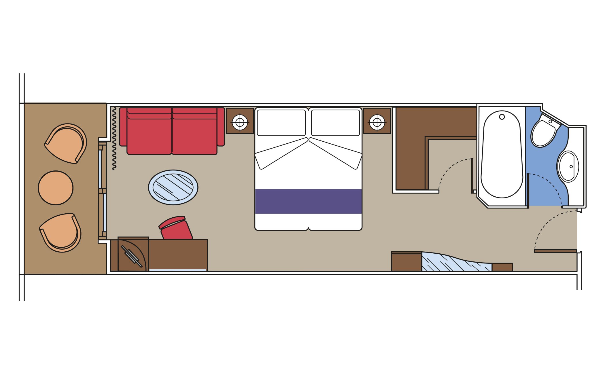MSC Preziosa Cabin: Deluxe Suite 2d