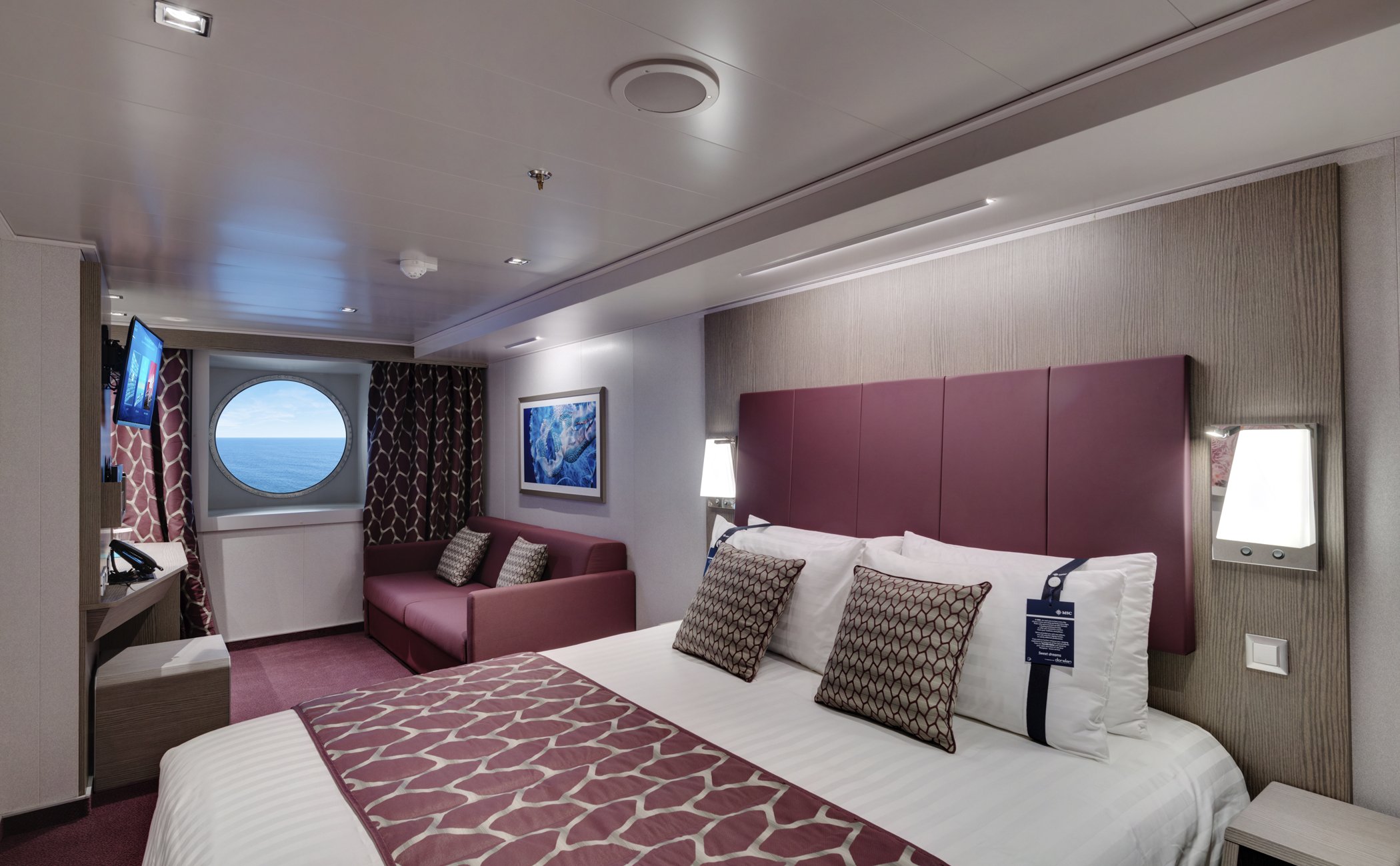 MSC Seaside Cabin: Ocean View 09