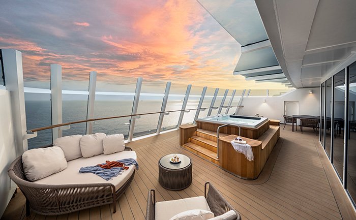 MSC Yacht Club Owner Suite with Whirlpool bath, MSC World Europa | MSC Cruises MSC Yacht Club Owner Suite with Whirlpool bath, MSC World Europa | MSC Cruises