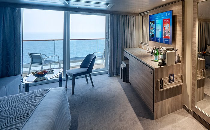 MSC WORLD EUROPA Yacht Club deluxe suite