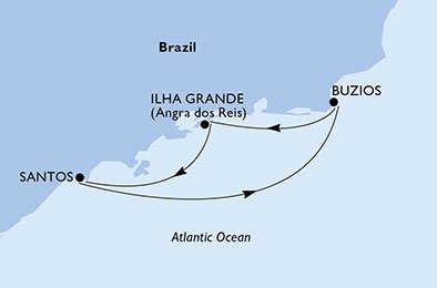 Santos, Buzios, Ilha Grande, Santos