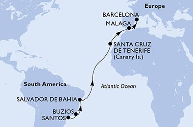 Brazilië, Spanje