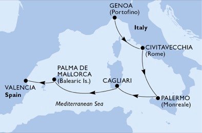 Italië, Spanje