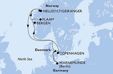 Duitsland, Noorwegen, Denemarken