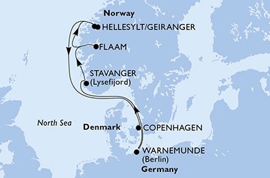 Duitsland, Noorwegen, Denemarken
