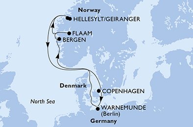Denemarken, Duitsland, Noorwegen