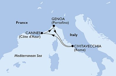 Italië, Frankrijk