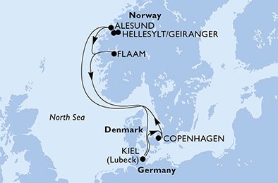 Duitsland, Denemarken, Noorwegen