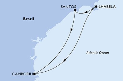 Santos, Camboriu, Ilhabela, Santos