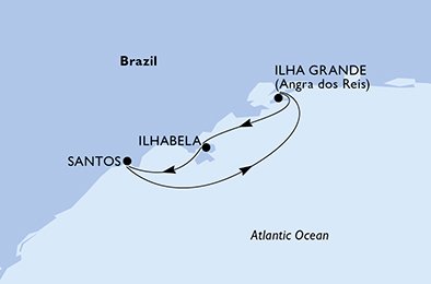 Santos, Ilha Grande, Ilhabela, Santos