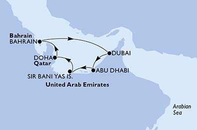 Verenigde Arabische Emiraten, Qatar, Bahrein