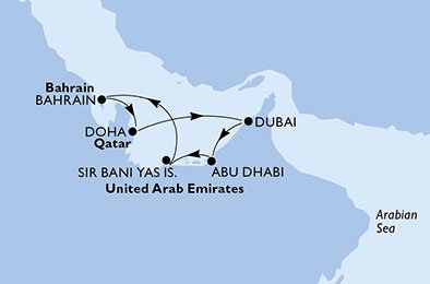 Verenigde Arabische Emiraten, Bahrein, Qatar